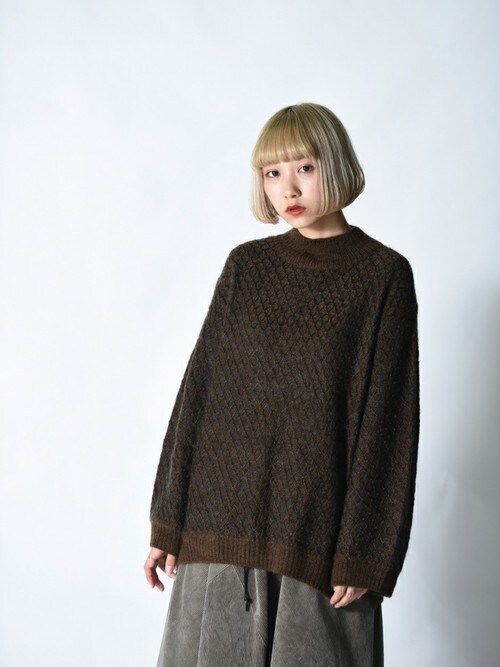 Edwina Horl（エドウィナホール）の「Edwina Horl グリッドモヘア 