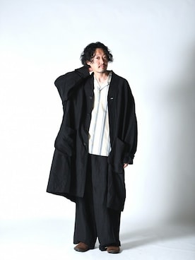 「VOAAOV（ヴォアーブ）のアイテム（ジャケット/アウター）」を使った、OVIE STUDIOさん（メンズ・177cm）の冬コーディネート