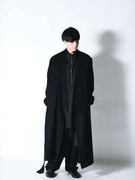 「着物」｜「アイテム（その他アウター）」を使った、OVIE STUDIOさん（メンズ・173cm）の冬コーディネート