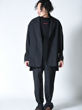 「VOAAOV（ヴォアーブ）のアイテム（ジャケット/アウター）」を使った、OVIE STUDIOさん（メンズ・177cm）の冬コーディネート