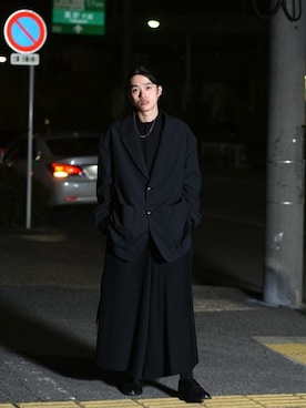 「VOAAOV（ヴォアーブ）のアイテム（ジャケット/アウター）」を使った、OVIE STUDIOさん（メンズ・173cm）の冬コーディネート