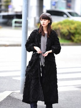 OVIE STUDIOさん（レディース・163cm）の冬コーディネート