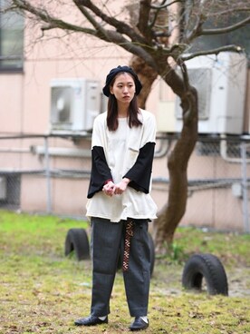 OVIE STUDIOさん（レディース・163cm）の冬コーディネート