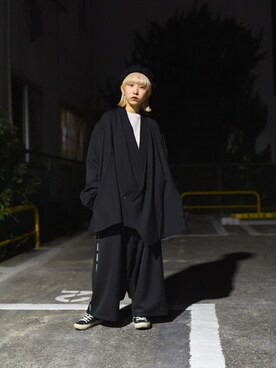 「着物」｜「アイテム（その他アウター）」を使った、OVIE STUDIOさん（レディース・156cm）の春コーディネート