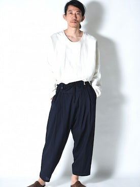 「YANTOR（ヤントル）のアイテム」を使った、OVIE STUDIOさん（メンズ・180cm）の夏コーディネート