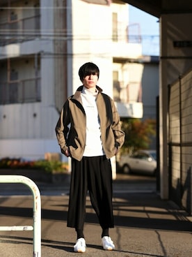 「YANTOR（ヤントル）のアイテム（その他アウター）」を使った、OVIE STUDIOさん（メンズ・173cm）の夏コーディネート