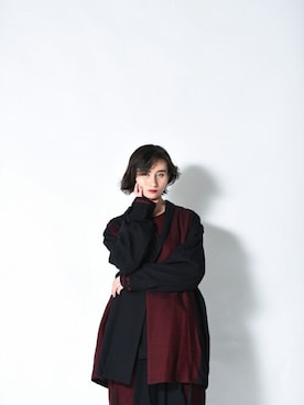 「YANTOR（ヤントル）のアイテム（その他アウター）」を使った、OVIE STUDIOさん（レディース・168cm）の夏コーディネート