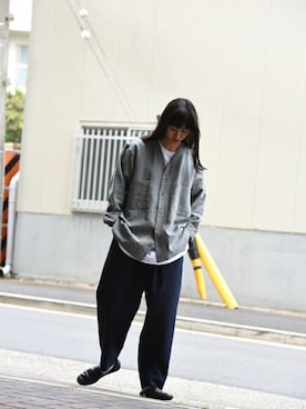 「YANTOR（ヤントル）のアイテム（トップス）」を使った、OVIE STUDIOさん（レディース・163cm）の夏コーディネート