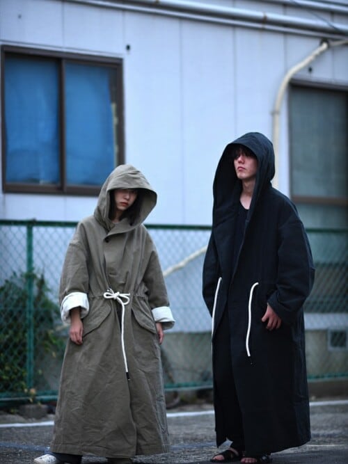 【20AW my beautiful landlet 先染めビッグフードコート】 my beautiful landlet（マイビューティフルランドレット）の「My