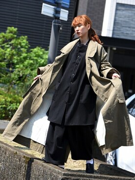 「my beautiful landlet（マイビューティフルランドレット）のアイテム（その他アウター）」を使った、OVIE STUDIOさん（レディース・163cm）の夏コーディネート