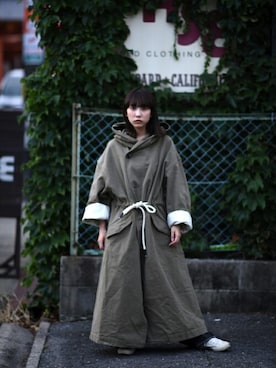 「my beautiful landlet（マイビューティフルランドレット）のアイテム（その他アウター）」を使った、OVIE STUDIOさん（レディース・156cm）の夏コーディネート