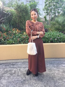 matsumuraayakaさん（レディース・156cm）の夏コーディネート