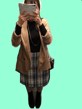 「ivory court（アイボリーコート）のアイテム（ショルダーバッグ）」を使った、HIROMIさん（レディース・151cm）の秋コーディネート