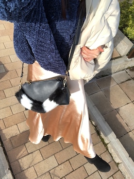 「ivory court（アイボリーコート）のアイテム（ショルダーバッグ）」を使った、HIROMIさん（レディース・151cm）の春コーディネート