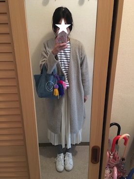 「SEVENDAYS=SUNDAY（セブンデイズサンデイ）のアイテム（その他アウター）」を使った、みーさん（レディース・157cm）の秋コーディネート