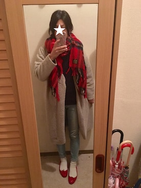 「SEVENDAYS=SUNDAY（セブンデイズサンデイ）のアイテム（その他アウター）」を使った、みーさん（レディース・157cm）の秋コーディネート