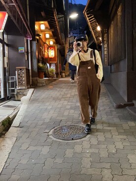「FREAK'S STORE（フリークスストア）のアイテム（オールインワン・サロペット）」を使った、しょたさん（メンズ・163cm）の春コーディネート
