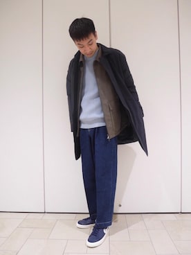 OTOMO GAKUTOさん（メンズ・167cm）の冬コーディネート