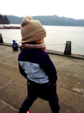 「SOLBOIS（ソルボワ）のアイテム」を使った、YUKI★さん（キッズ・90cm）の秋コーディネート