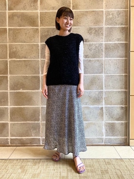 中井 オデット エ オディール スタッフさん(レディース・157cm)の春コーディネート
