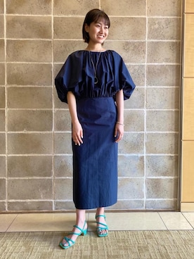 中井　オデット エ オディール スタッフさん（レディース・157cm）の春コーディネート