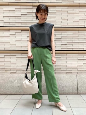 中井　オデット エ オディール スタッフさん（レディース・157cm）の春コーディネート