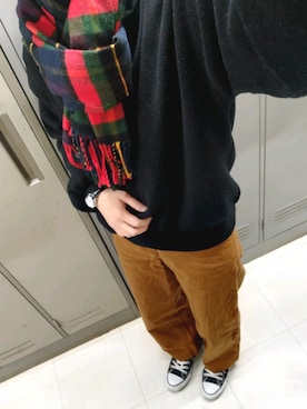 チェックマフラー のレディース人気ファッションコーディネート Wear