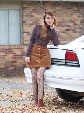 「glitter」｜pthu92vnさん（レディース・157cm）の秋コーディネート