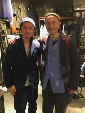 「Nigel Cabourn（ナイジェルケーボン）のアイテム（その他アウター）」を使った、OGさん（メンズ・172cm）の春コーディネート