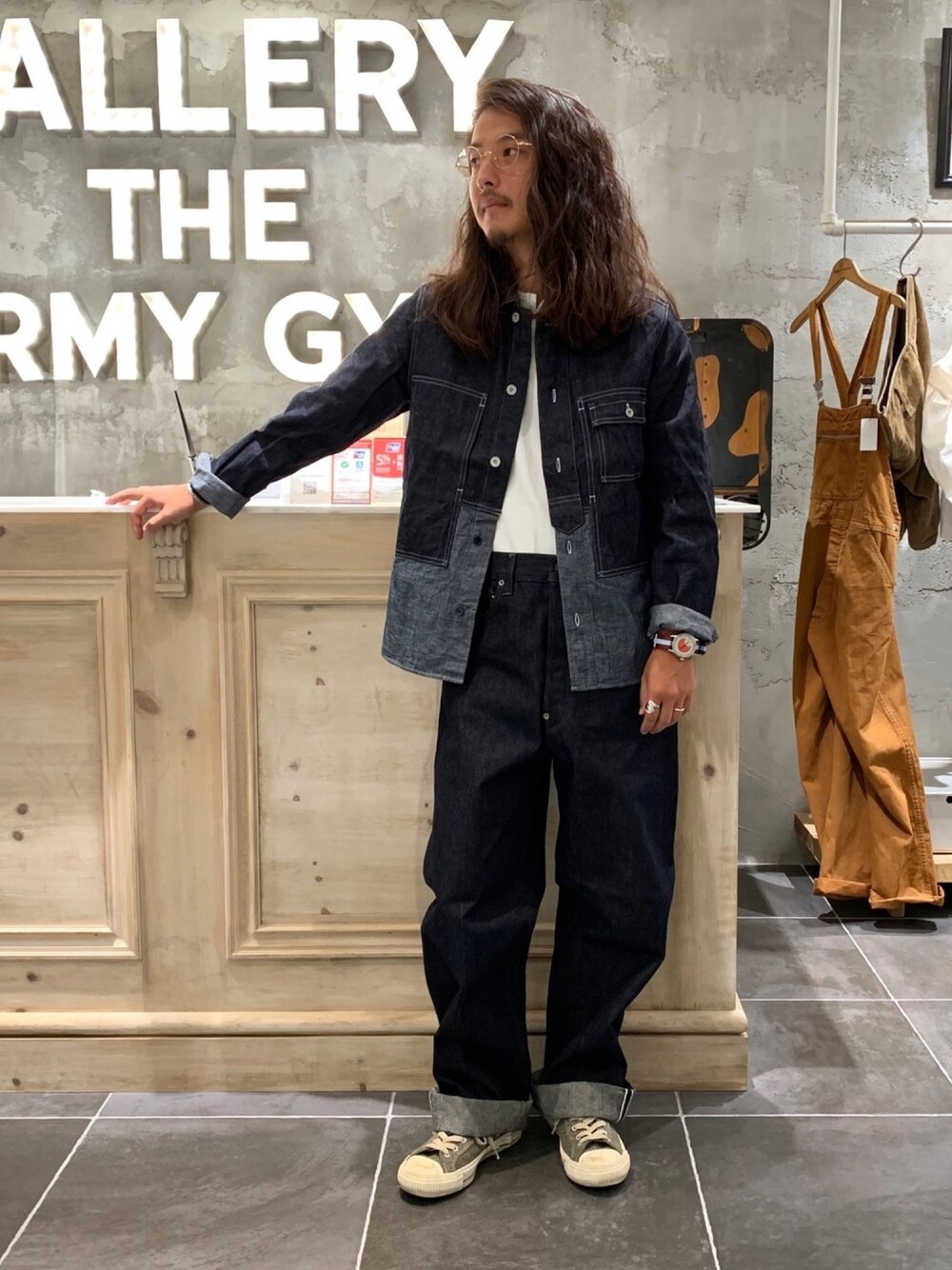 NIGEL CABOURN ピーコートデニムライナー付き NIGEL 速く CABOURN ピーコートデニムライナー付き