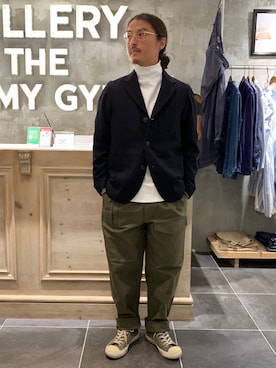 「ブリティッシュ」｜OGさん（メンズ・172cm）の秋コーディネート