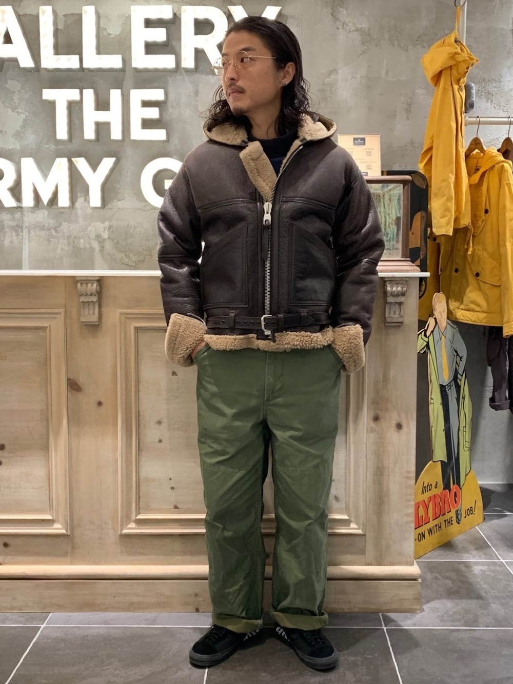 専用　Nigel Preston 04T ムートンジャケット⭐️ Nigel Preston 04T ムートンジャケット⭐️ フェイクムートン