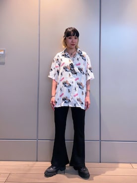 川島 円さん（レディース・159cm）の春コーディネート