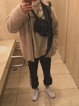 「KANGOL」｜「アイテム（その他アウター）」を使った、こーすけさん（メンズ・175cm）の冬コーディネート