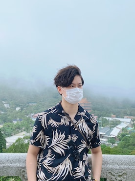 「Hollister（ホリスター）のアイテム（シャツ/ブラウス）」を使った、TSYさん（レディース・171cm）の夏コーディネート