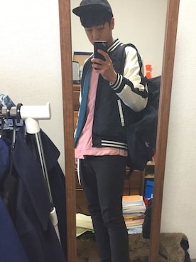 「URBAN RESEARCH Sonny Label（アーバンリサーチサニーレーベル）のアイテム（ブルゾン）」を使った、Shoさん（メンズ・176cm）の春コーディネート