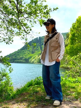 「halo commodity（ハロ　コモディティー）のアイテム」を使った、nakoさん（レディース・164cm）の春コーディネート