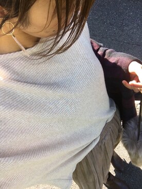 「birthday bashのアイテム（バッグ、ベージュ系）」を使った、mik___xさん（レディース）の秋コーディネート
