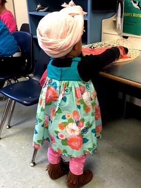 「JOE FRESH（フレッシュ）のアイテム」を使った、Uiさん（キッズ・61cm）の冬コーディネート