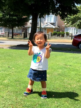 Uiさん(キッズ・61cm)の夏コーディネート