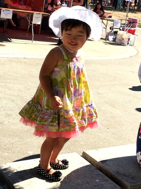 「JOE FRESH（フレッシュ）のアイテム」を使った、Uiさん（キッズ・104cm）の夏コーディネート