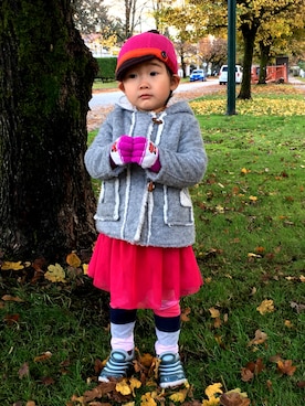 Uiさん（キッズ・104cm）の秋コーディネート