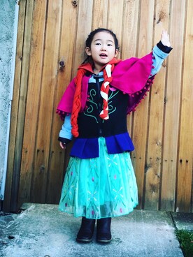 「halloween」｜「アイテム（ジャケット/アウター）」を使った、Uiさん（キッズ・104cm）の秋コーディネート