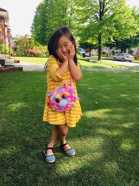 「GYMBOREE（ジンボリー）のアイテム」を使った、Uiさん（キッズ・104cm）の春コーディネート