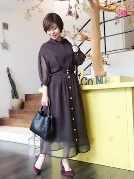 吉田亜理沙さん（レディース・167cm）の春コーディネート