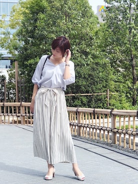 吉田亜理沙さん（レディース・167cm）の夏コーディネート