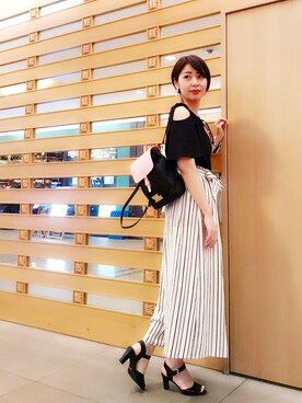 吉田亜理沙さん（レディース・167cm）の夏コーディネート