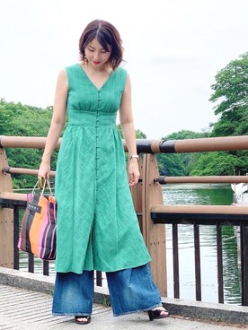 吉田亜理沙さん(レディース・167cm)の夏コーディネート