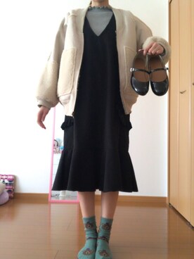 かんなさん（レディース・163cm）の冬コーディネート