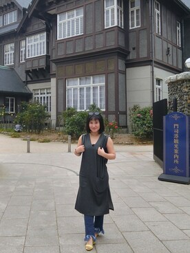 「travel」｜「アイテム（ワンピース）」を使った、Eunaさん（レディース・152cm）の夏コーディネート
